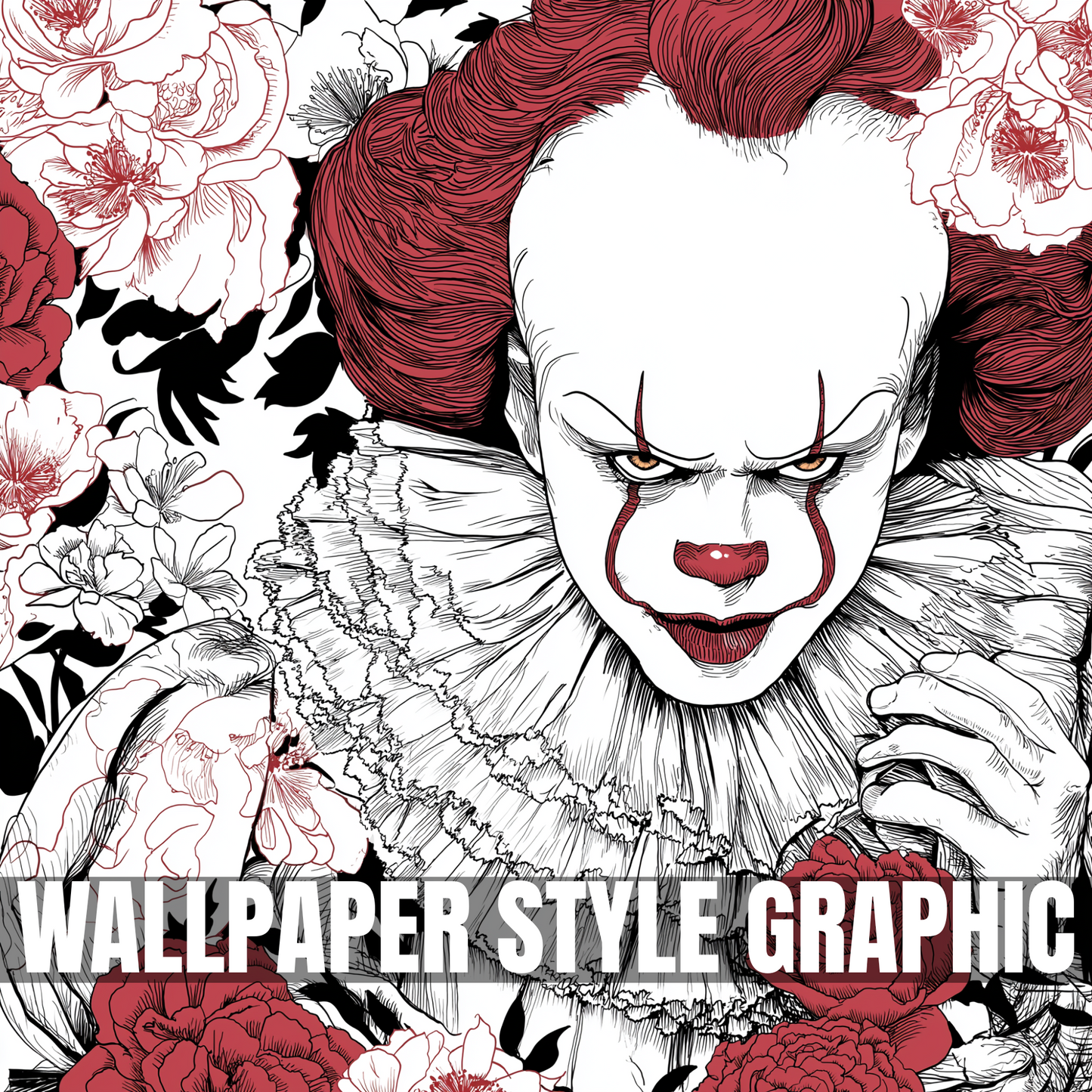 Floral Penny Wallpaper Style Graphic