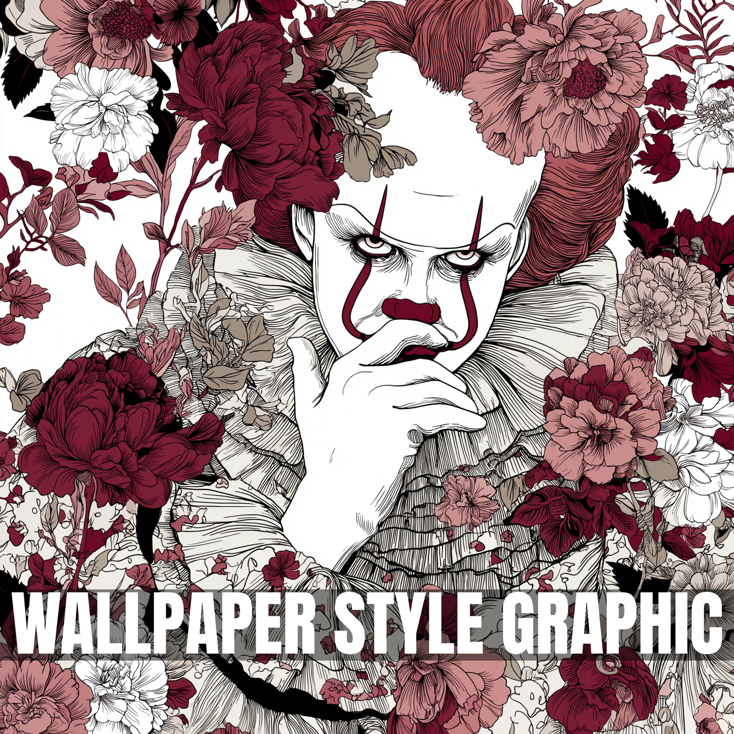 Floral Penny Wallpaper Style Graphic