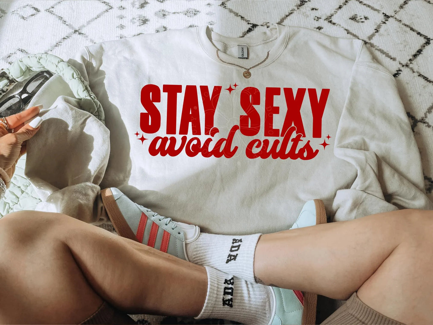 STAY SEXY AVOID CULTS PNG DESIGN