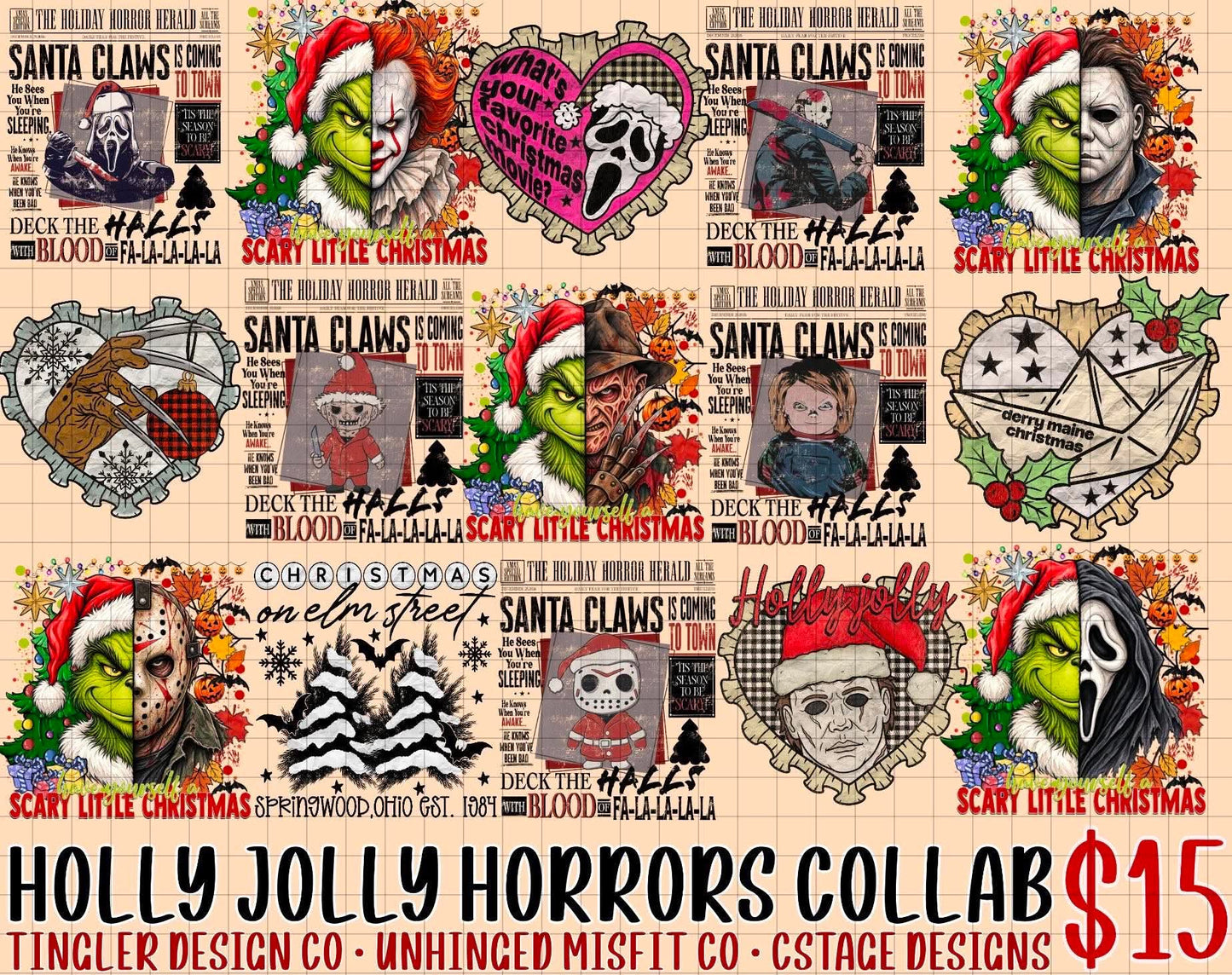 Holly Jolly Horrors Collab