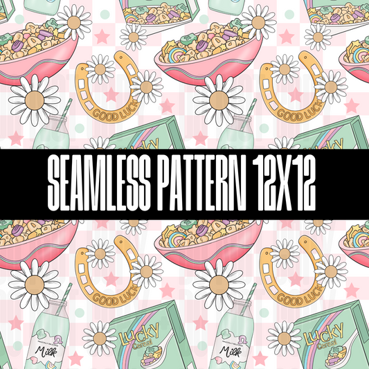 LUCKY SEAMLESS DESIGN - NO LICENSING REQUIRED - 2024