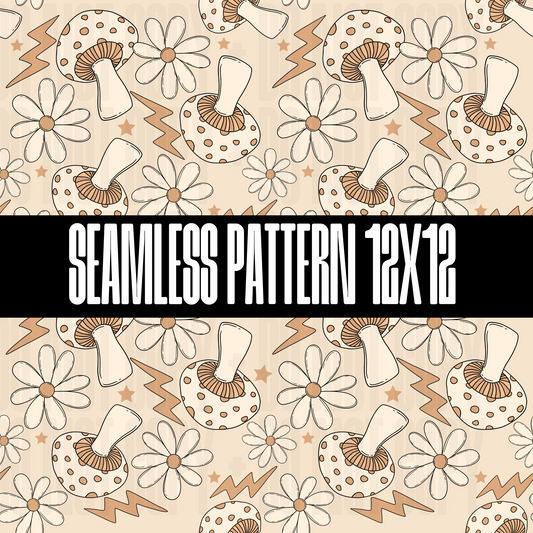 MUTED COTTAGECORE SEAMLESS DESIGN - NO LICENSING REQUIRED - 2024