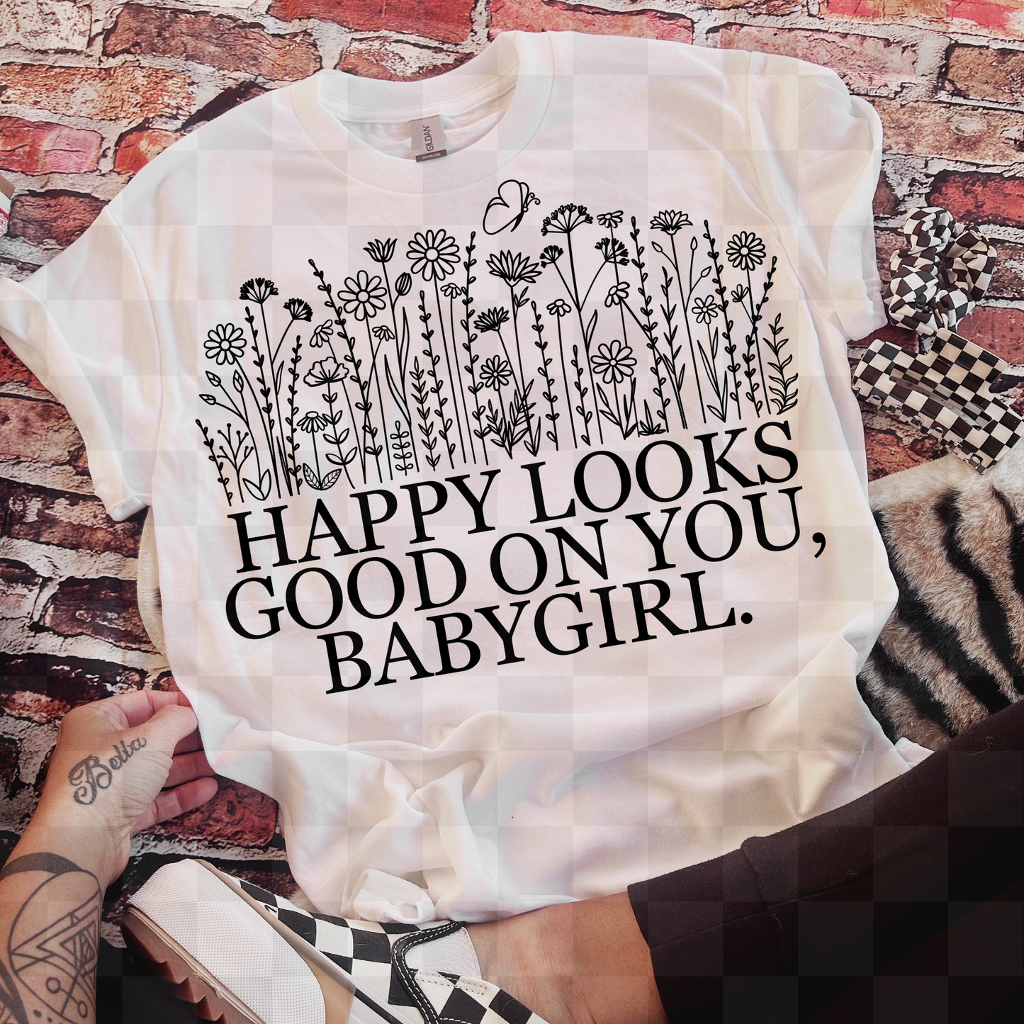 HAPPY LOOKS GOOD ON YOU DIGITAL DESIGN