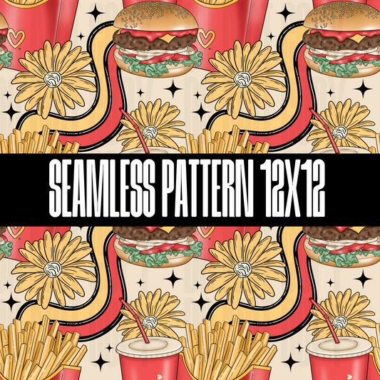 FOODIE SEAMLESS DESIGN - NO LICENSING REQUIRED - 2024