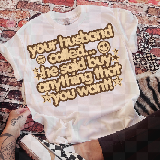 YOUR HUSBAND CALLED DIGITAL DESIGN