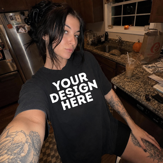 SELFIE KITCHEN BLACK MOCKUP