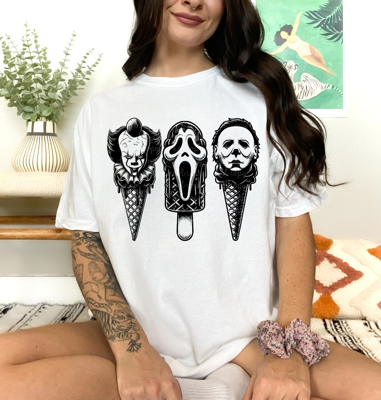 Horror Ice Cream PNG - Commercial Use - No Licensing