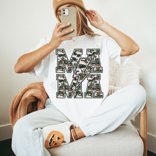CAMO MAMA PNG DESIGN