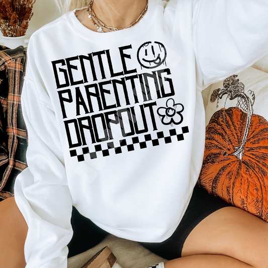 GENTLE PARENTING DROPOUT PNG DESIGN