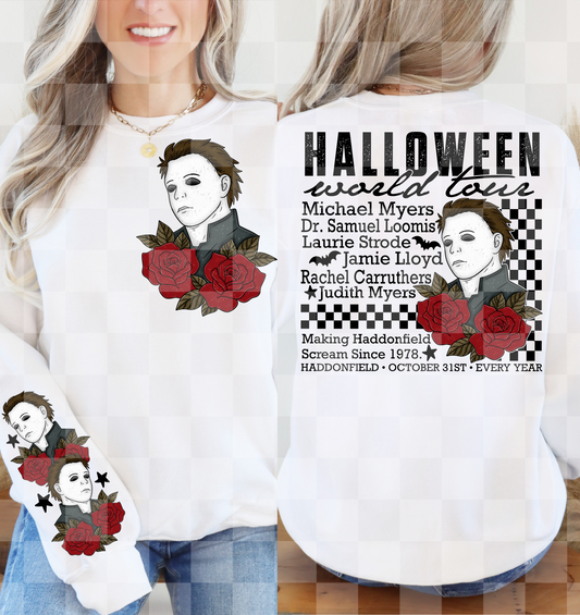 HALLOWEEN WORLD TOUR MICHAEL DIGITAL DESIGN