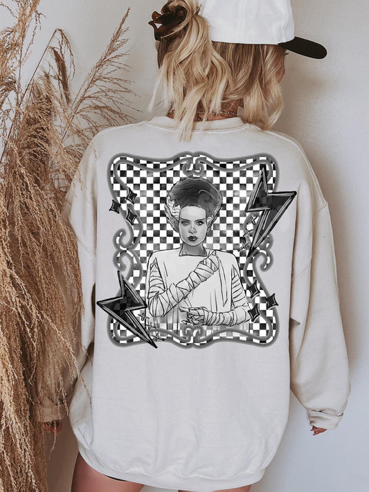 BRIDE GRAYSCALE PNG DESIGN