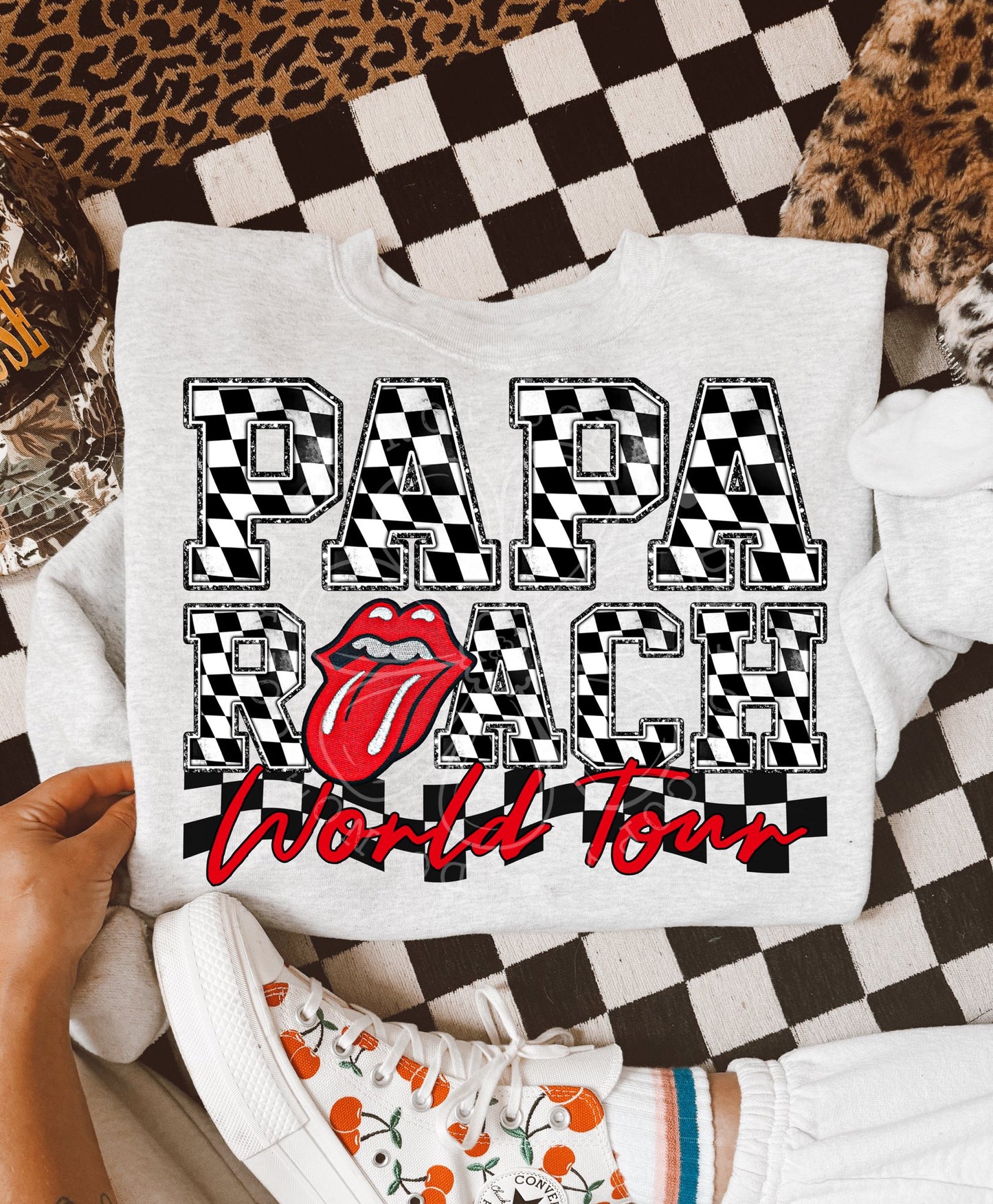 Papa World Tour PNG Design *NO LICENSING REQUIRED*