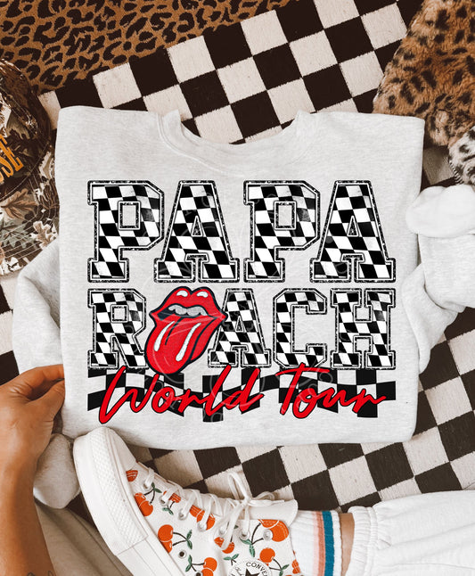 Papa World Tour PNG Design *NO LICENSING REQUIRED*