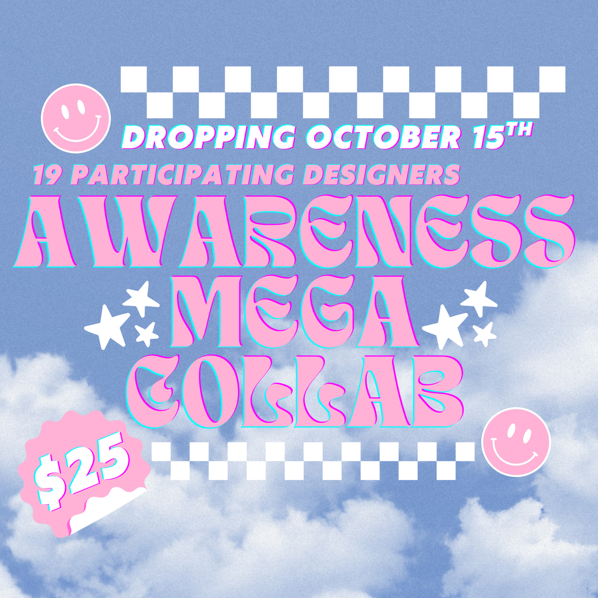 MEGA AWARENESS COLLAB - *OVER 40 PNGS* 19 PARTICIPATING DESIGNERS