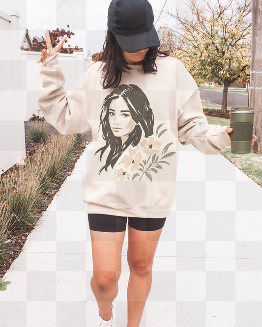 EMILY FLORAL DOODLE DIGITAL DESIGN