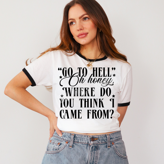 Go To Hell PNG Design *NO LICENSING REQUIRED*