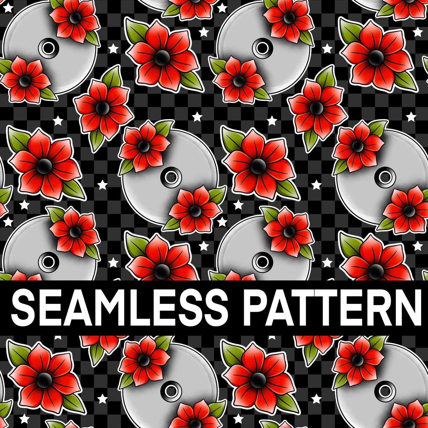 MUSIC IS MY ESCAPE SEAMLESS PATTERN