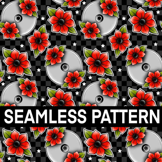 MUSIC IS MY ESCAPE SEAMLESS PATTERN