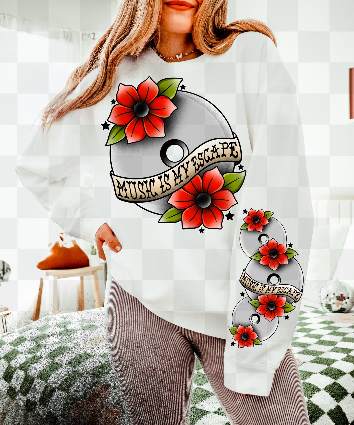 MUSIC IS MY ESCAPE DIGITAL DESIGN