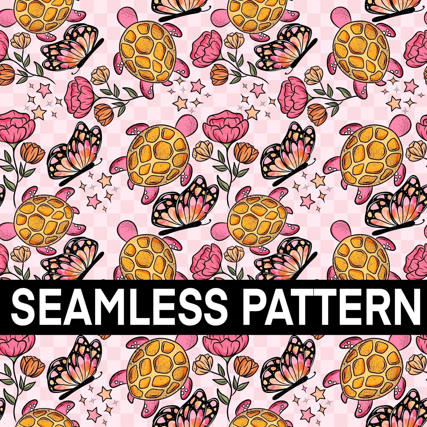 SUNSHINE PINK SEAMLESS PATTERN