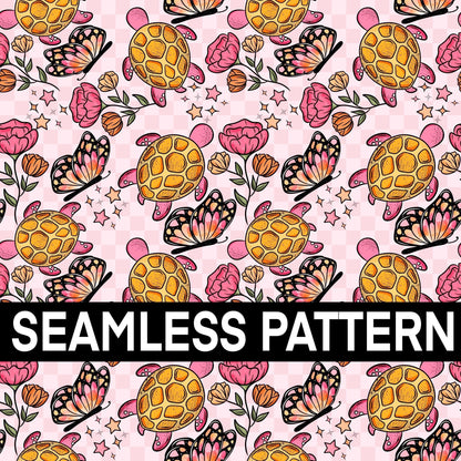 SUNSHINE PINK SEAMLESS PATTERN