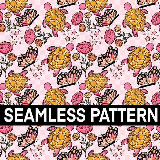 SUNSHINE PINK SEAMLESS PATTERN