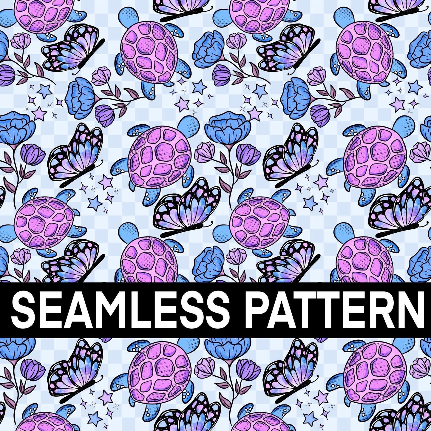 SUNSHINE PURPLE SEAMLESS PATTERN