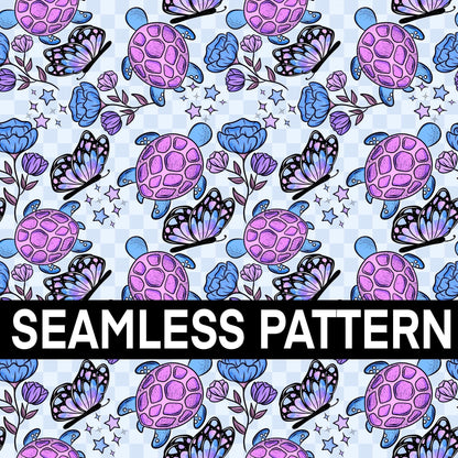 SUNSHINE PURPLE SEAMLESS PATTERN