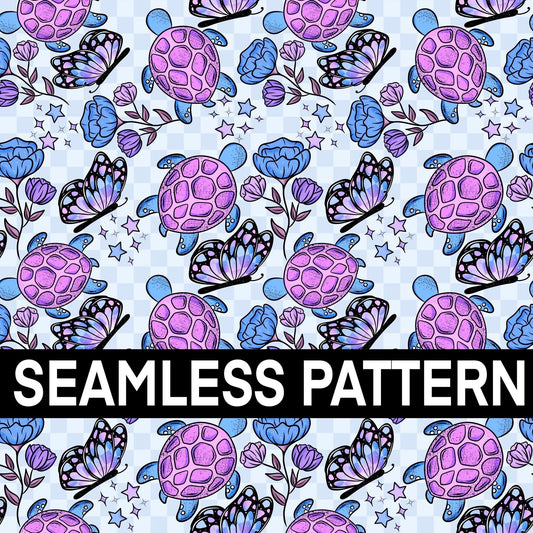 SUNSHINE PURPLE SEAMLESS PATTERN