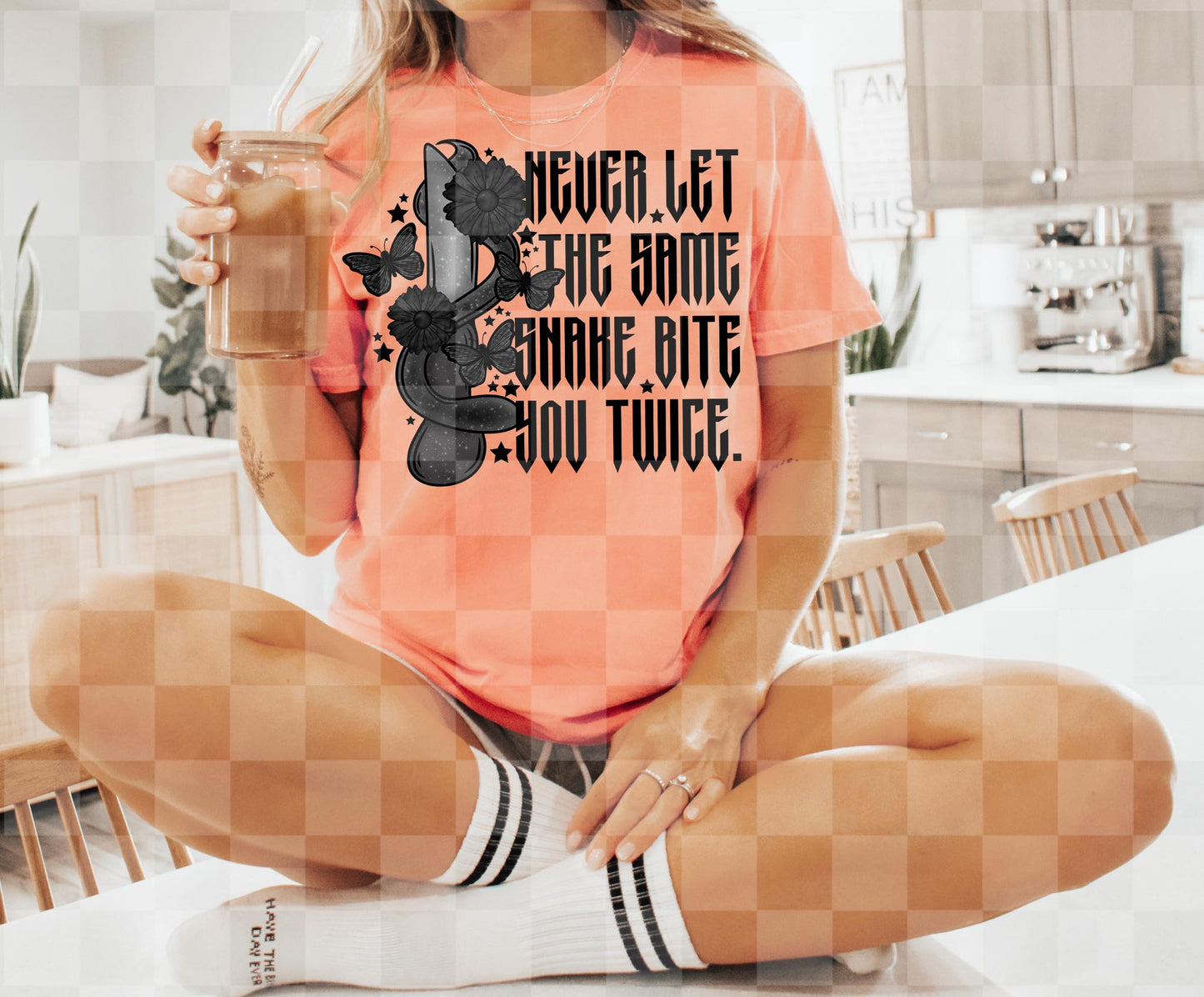 NEVER LET THE SAME SNAKE BITE YOU DIGITAL DESIGN