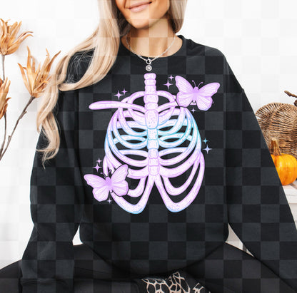BUTTERFLY RIBCAGE DIGITAL DESIGN