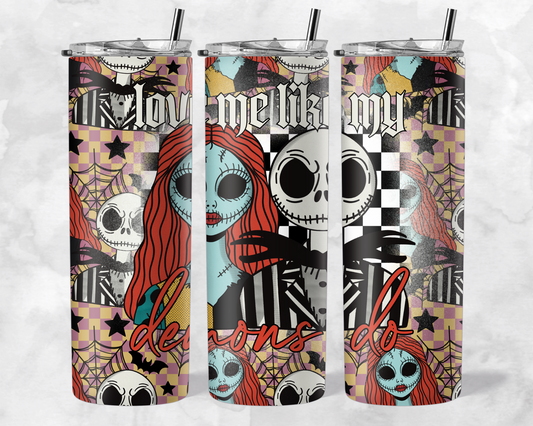 LIKE MY DEMONS  TUMBLER WRAP - NO LICENSING REQUIRED