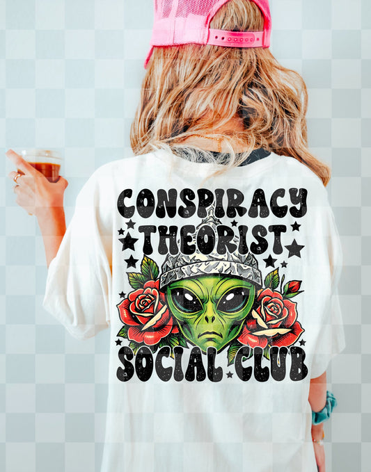CONSPIRACY THEORIST DIGITAL DESIGN