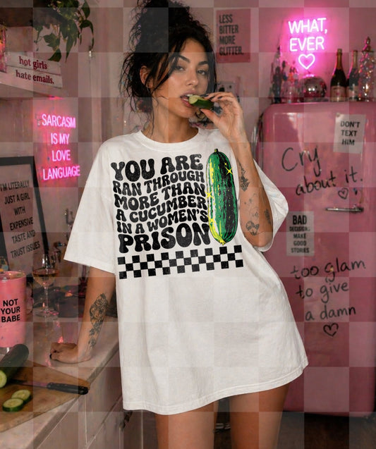 CUCUMBER IN WOMENS PRISON DIGITAL DESIGN