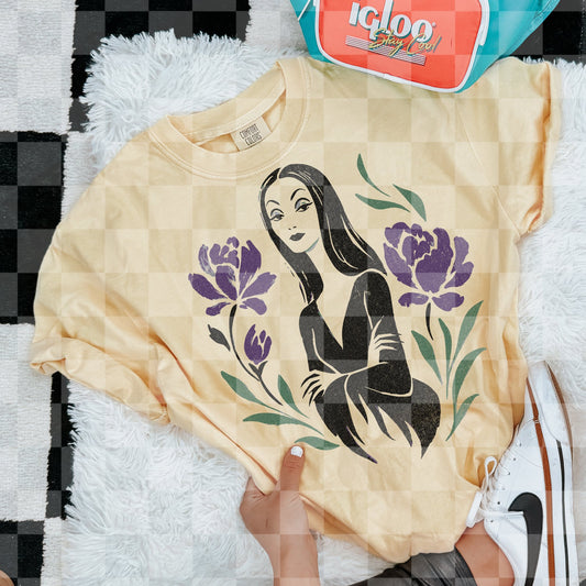 MORTICIA FLORAL DOODLE DIGITAL DESIGN
