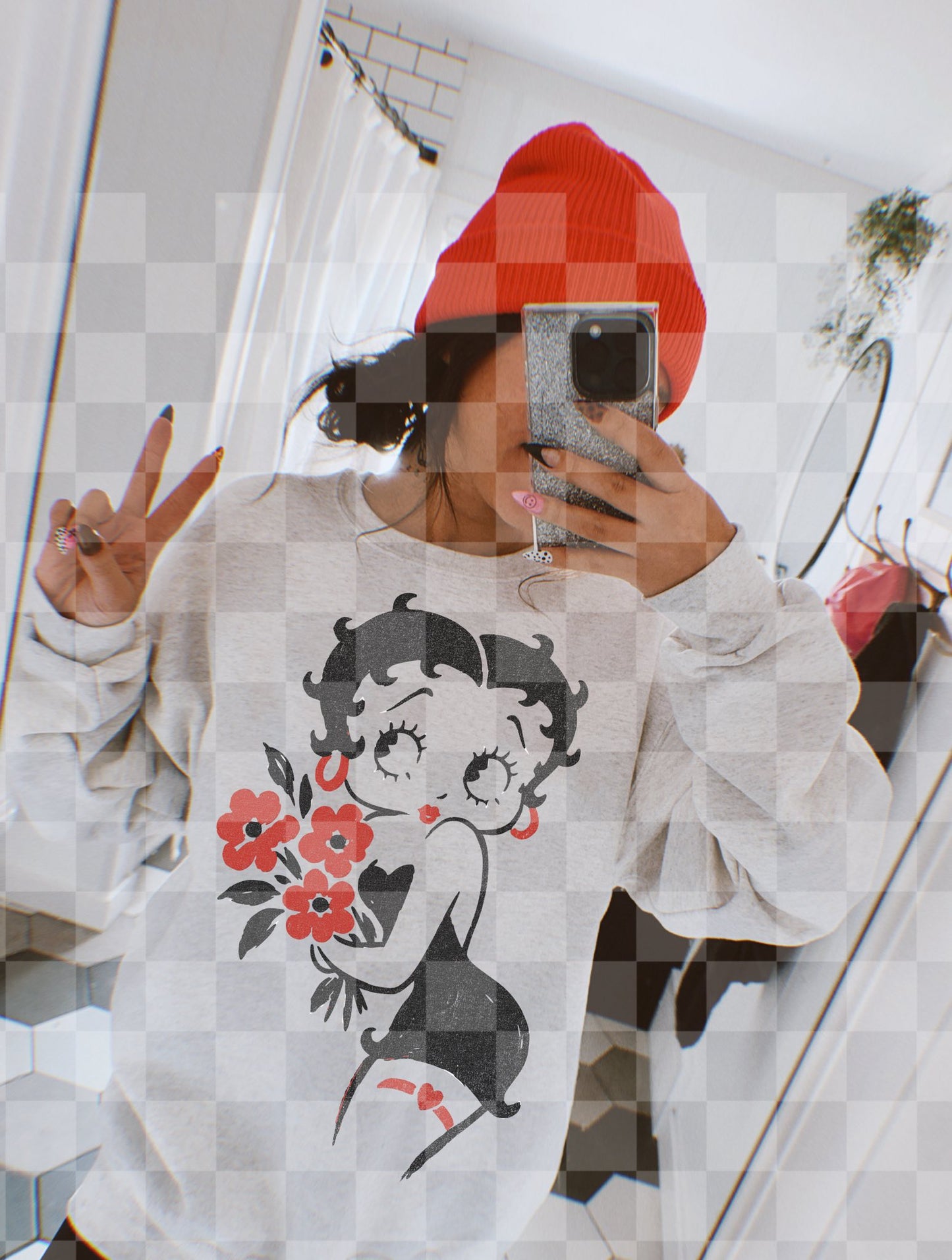 BOOP FLORAL DOODLE DIGITAL DESIGN