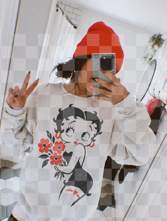 BOOP FLORAL DOODLE DIGITAL DESIGN