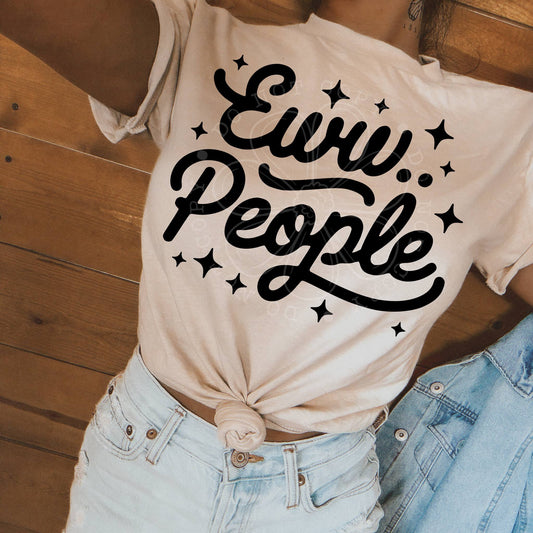 Eww People PNG Design *NO LICENSING REQUIRED*