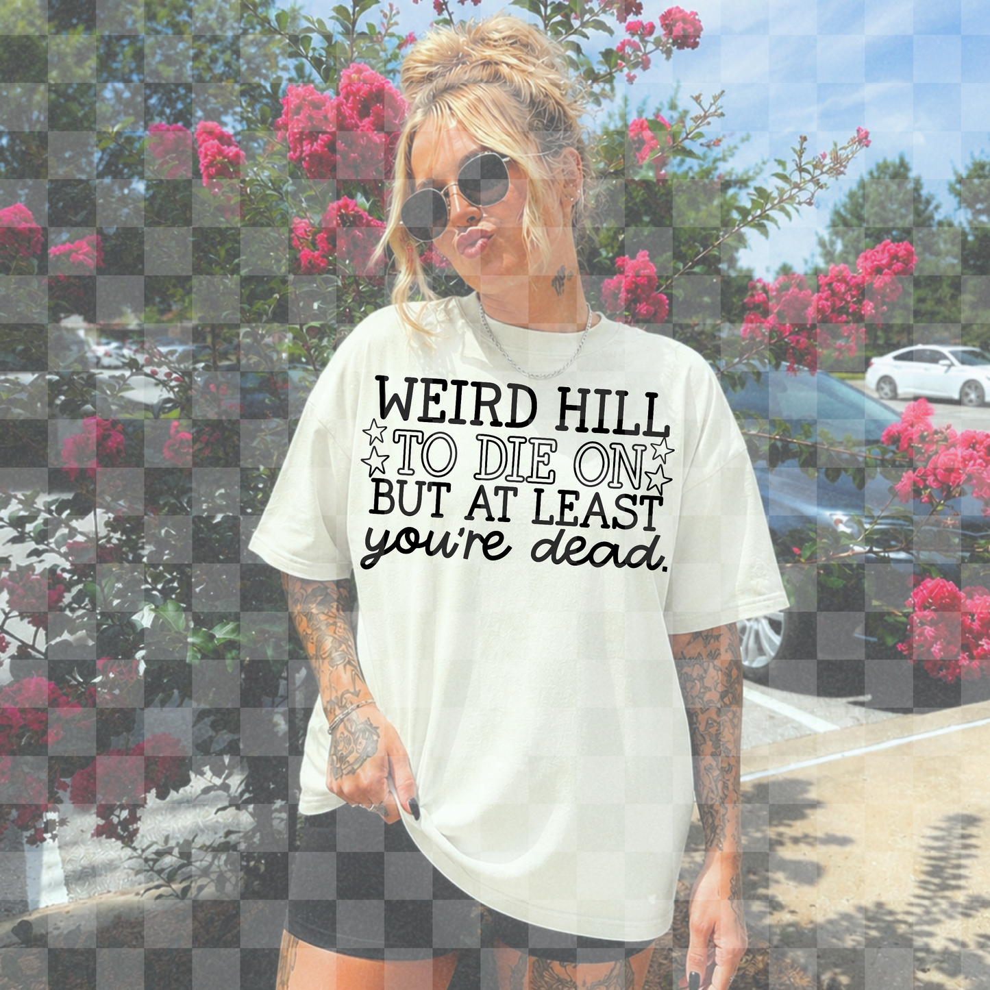 WEIRD HILL PNG DIGITAL DESIGN