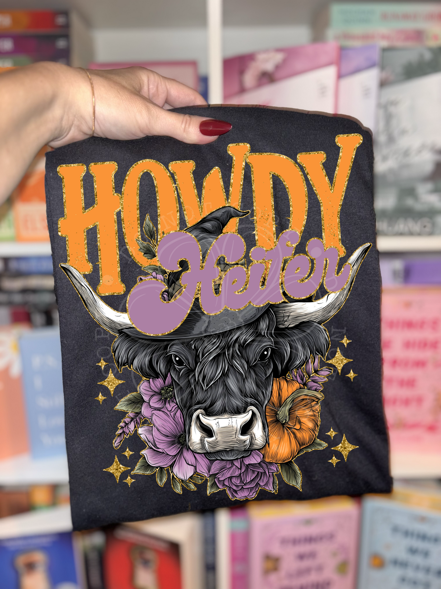 Howdy Heifer PNG Design *NO LICENSING REQUIRED*