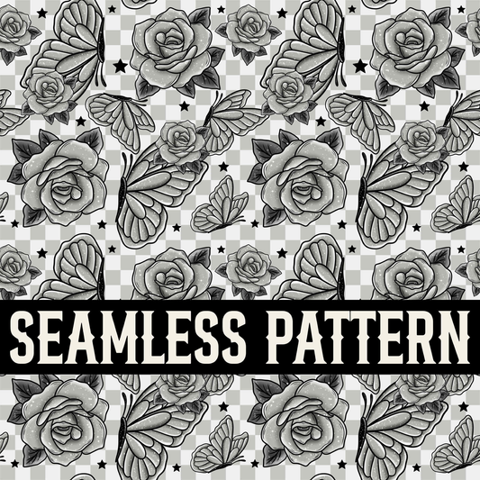 Rose Garden Seamless *NO LICENSING REQUIRED*