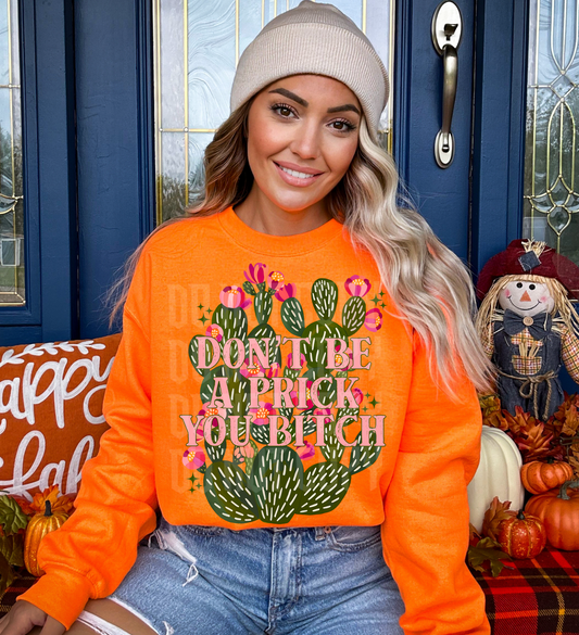 Don’t Be A Prick PNG Design *NO LICENSING REQUIRED*