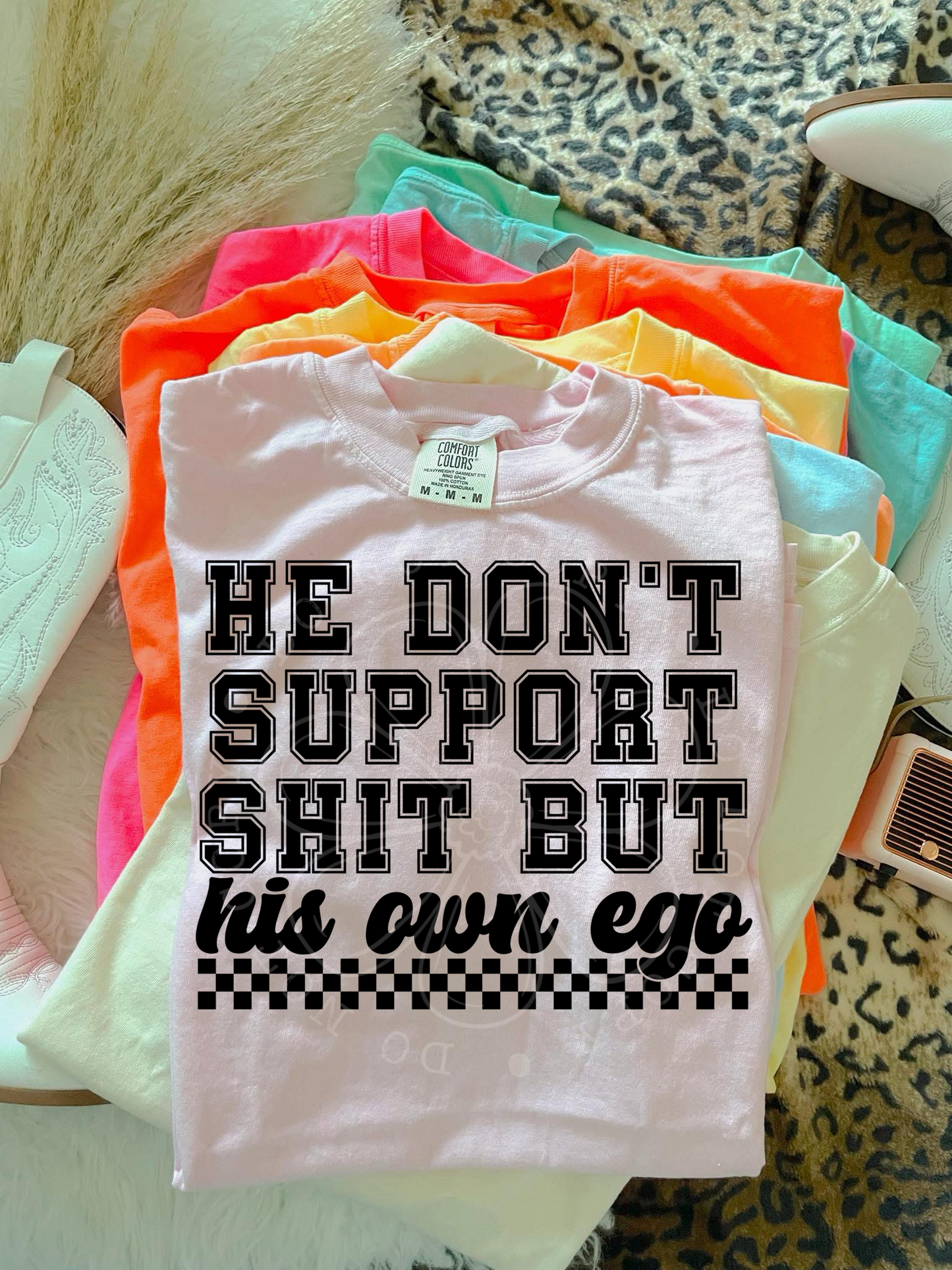 HIS OWN EGO PNG DESIGN