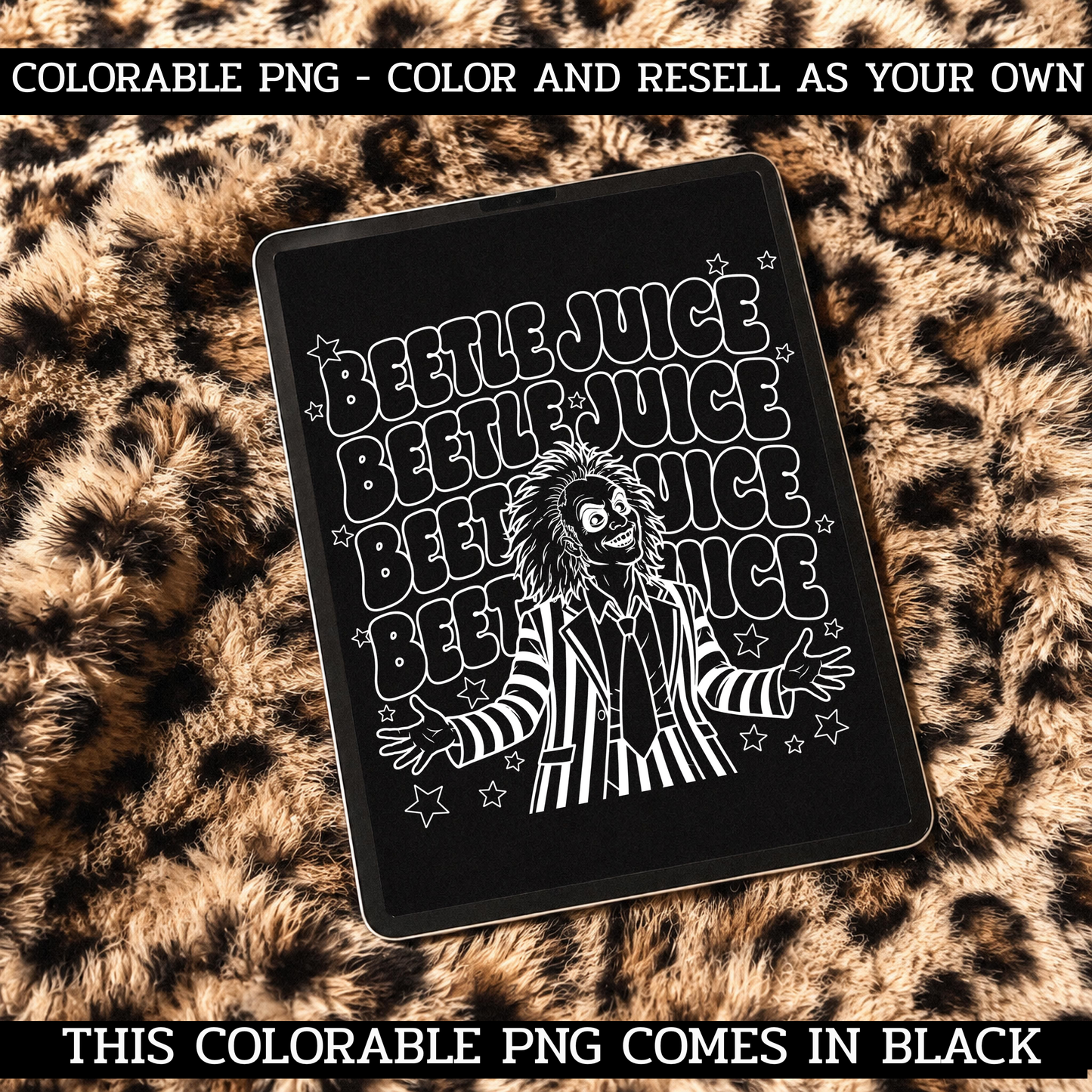 BEETLE COLORABLE PNG ★ COLOR & RESELL ★
