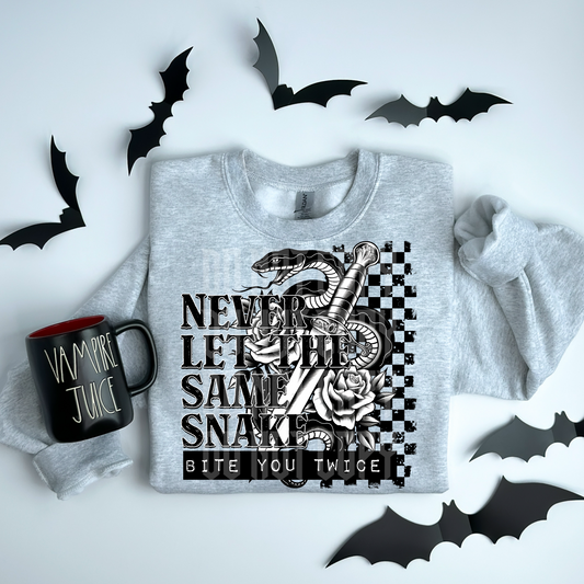 Snake Bite You Twice PNG Design *NO LICENSING REQUIRED*