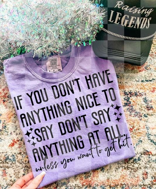 DON'T SAY ANYTHING AT ALL DIGITAL DESIGN