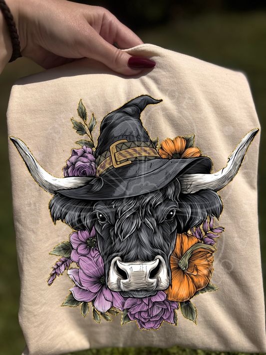 Spooky Cow PNG Design *NO LICENSING REQUIRED*