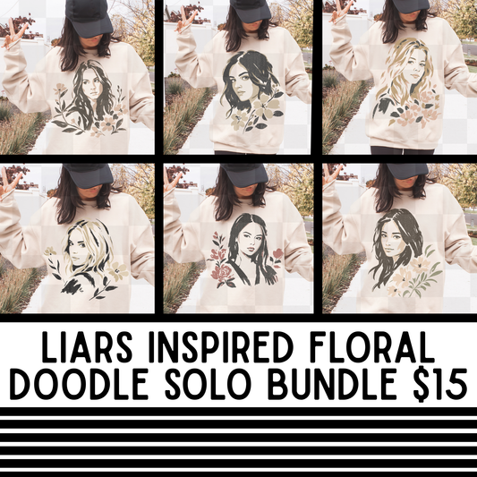 LIARS INSPIRED FLORAL DOODLES SOLO BUNDLE