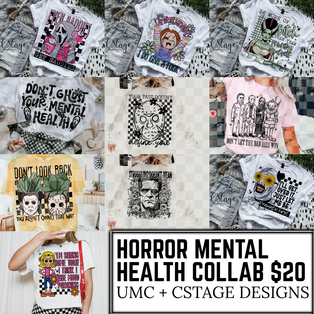 HORROR MENTAL HEALTH COLLAB W/ CSTAGE DESIGNS