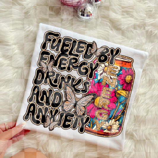 ENERGY DRINKS & ANXIETY DIGITAL DESIGN